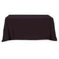 Flat Poly/Cotton 3-sided Table Cover - fits 6' standard table