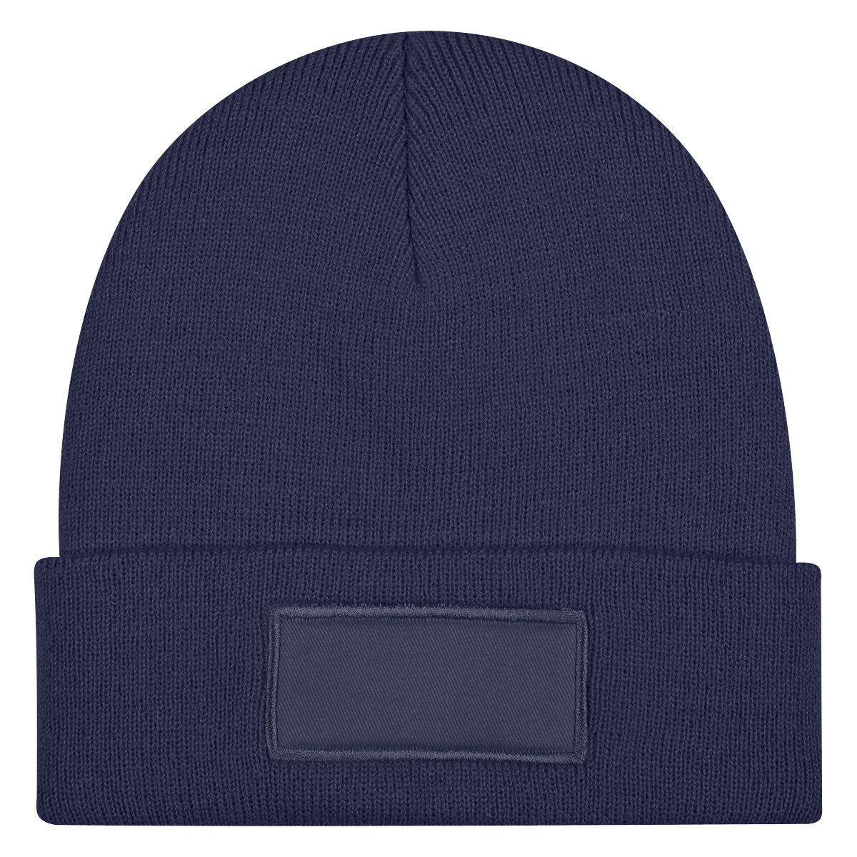 Patch rPET Knit Beanie With Cuff
