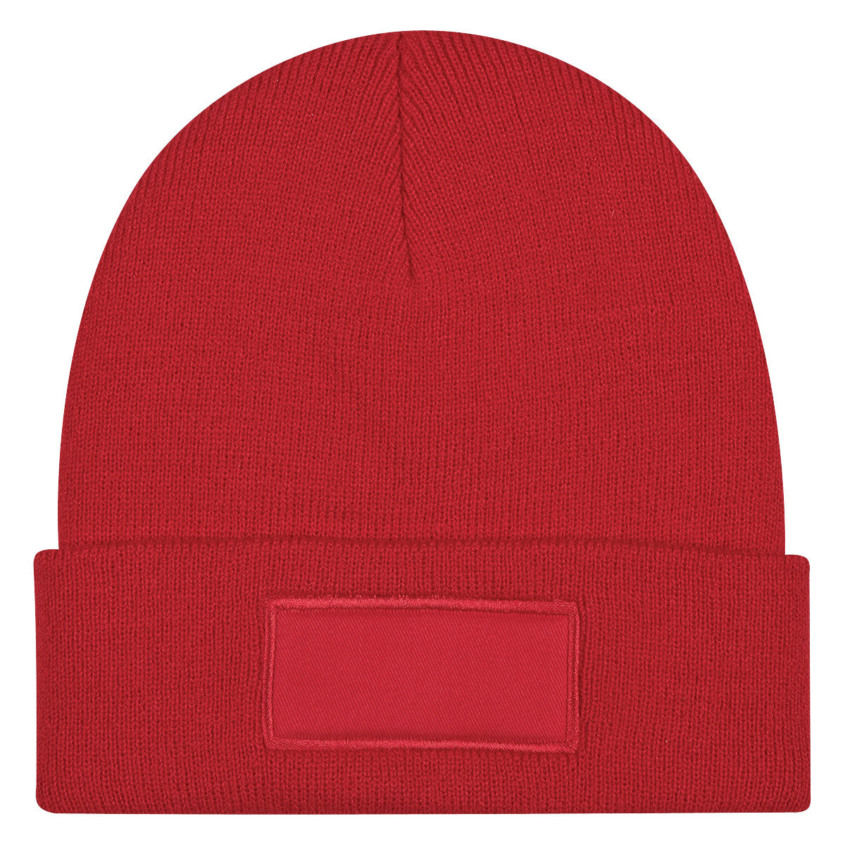 Patch rPET Knit Beanie With Cuff