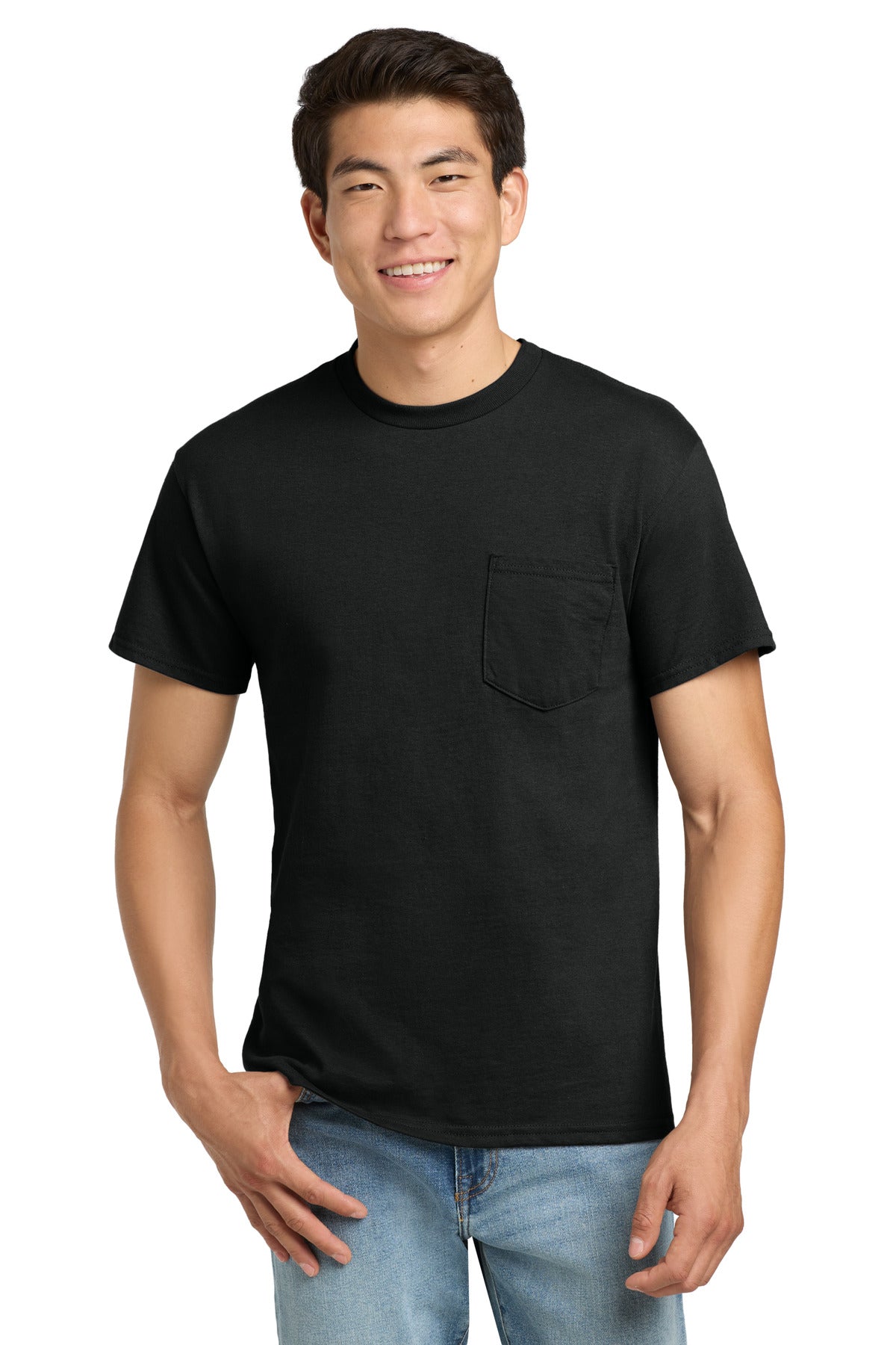 Gildan - Ultra Cotton 100% US Cotton T-Shirt with Pocket