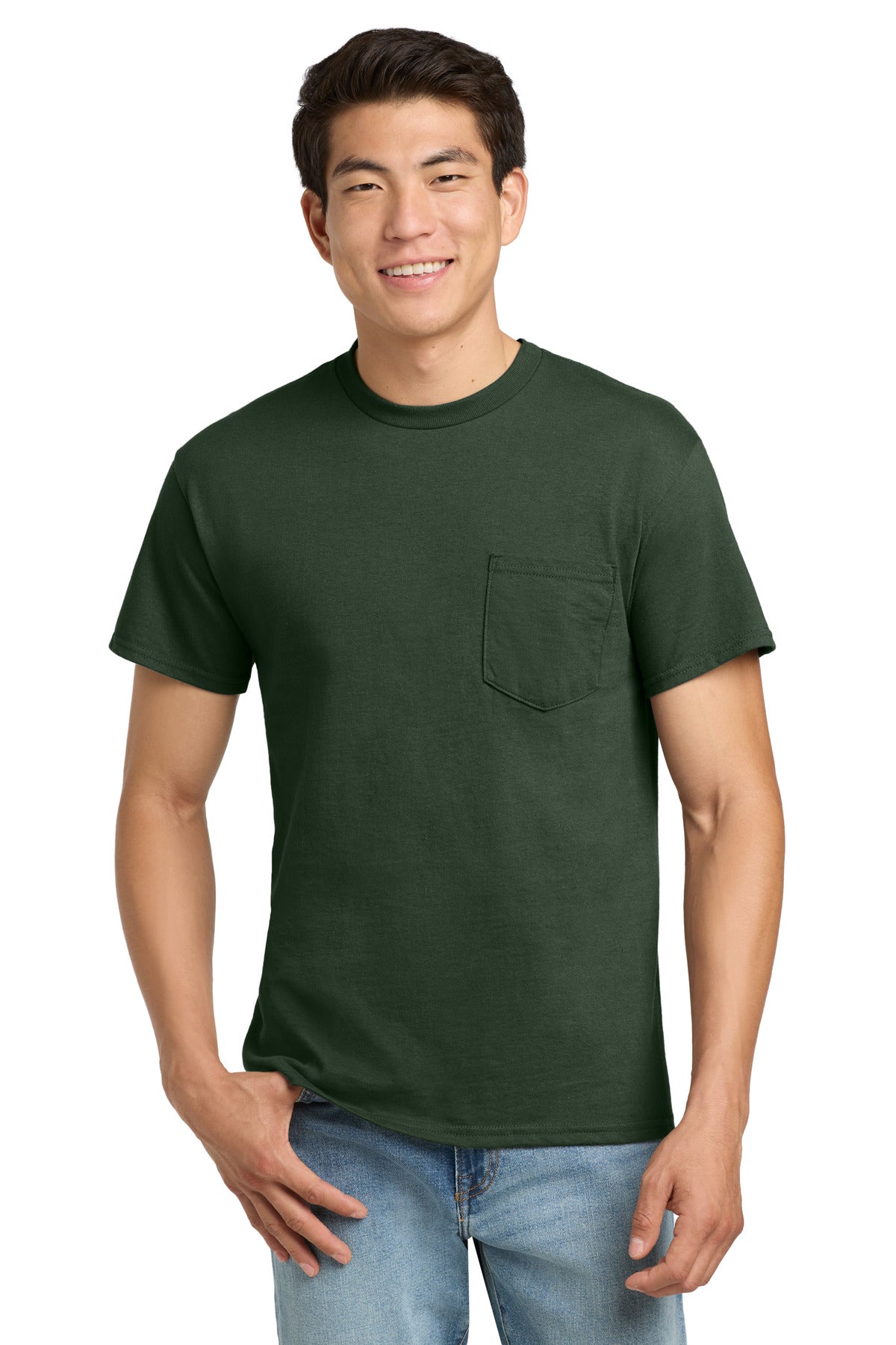 Gildan - Ultra Cotton 100% US Cotton T-Shirt with Pocket
