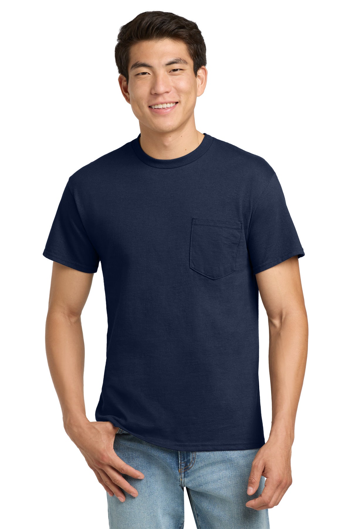 Gildan - Ultra Cotton 100% US Cotton T-Shirt with Pocket