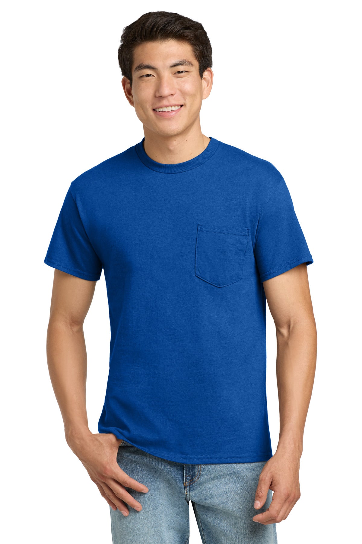 Gildan - Ultra Cotton 100% US Cotton T-Shirt with Pocket