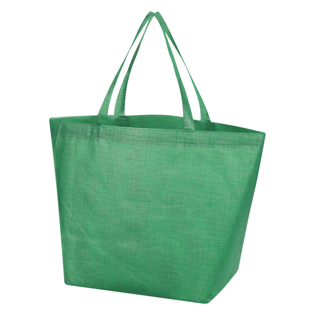 Crosshatch Non-Woven Shopper Tote Bag