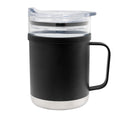 15 Oz. Glass And Stainless Steel Mug