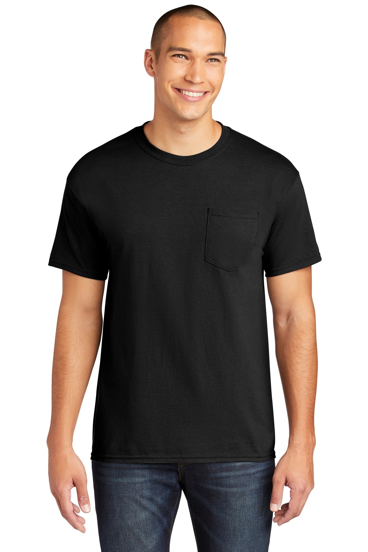 Gildan  Heavy Cotton  100% Cotton Pocket T-Shirt