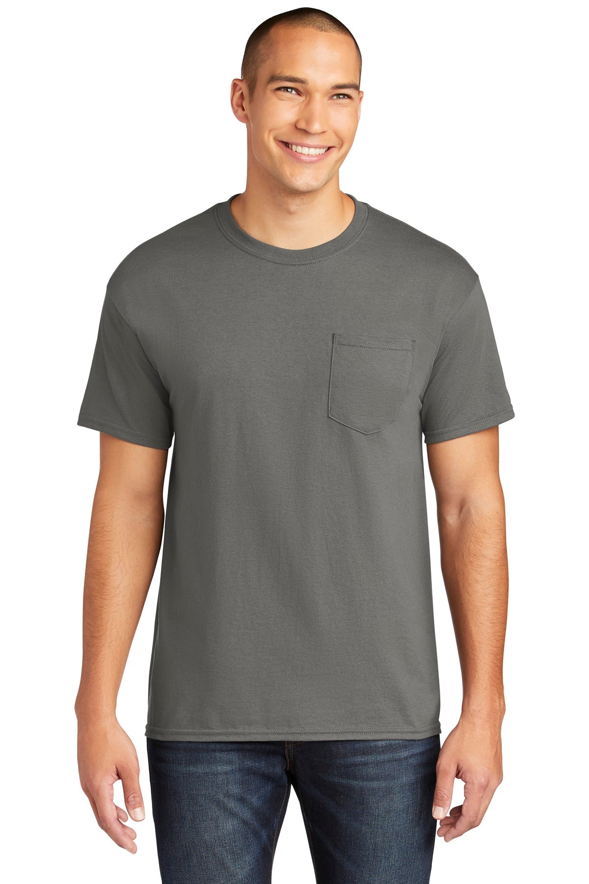 Gildan  Heavy Cotton  100% Cotton Pocket T-Shirt