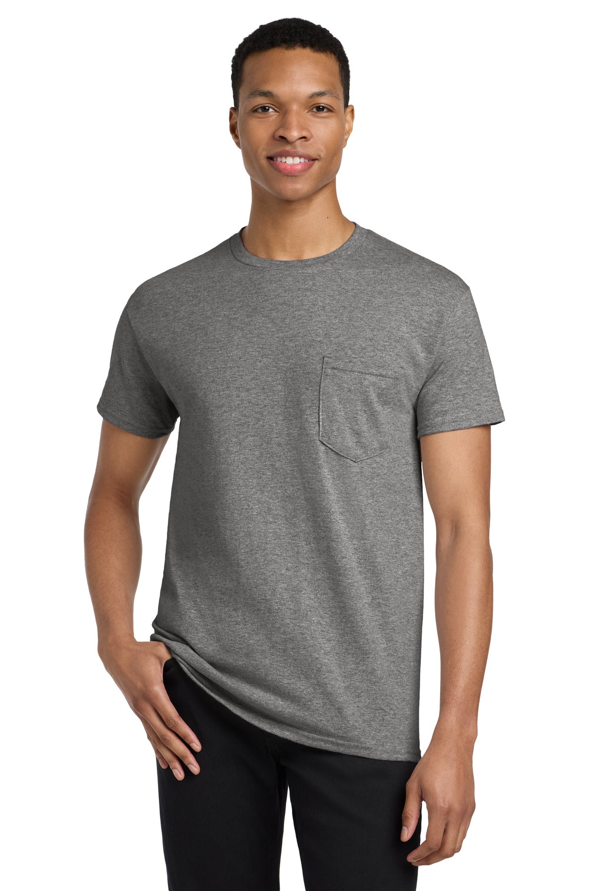 Gildan  Heavy Cotton  100% Cotton Pocket T-Shirt