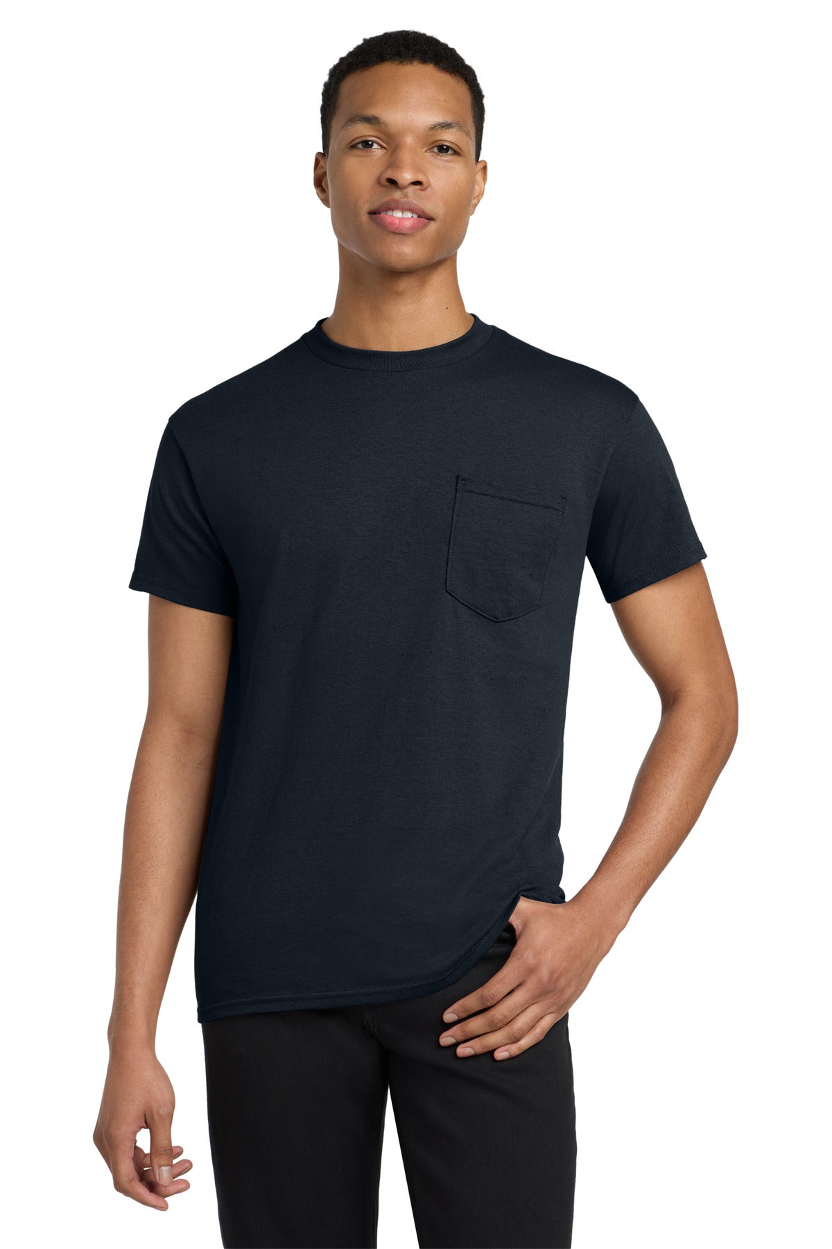 Gildan  Heavy Cotton  100% Cotton Pocket T-Shirt