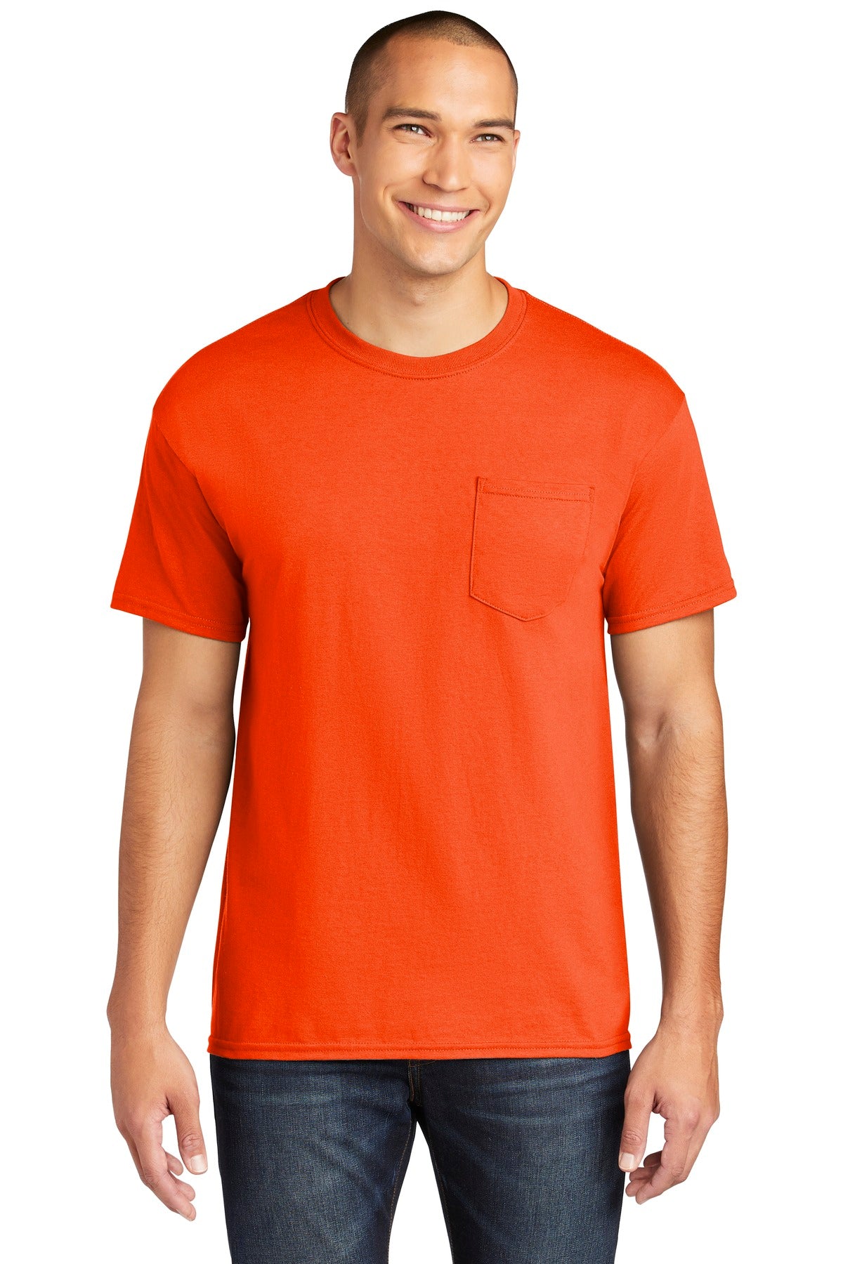 Gildan  Heavy Cotton  100% Cotton Pocket T-Shirt