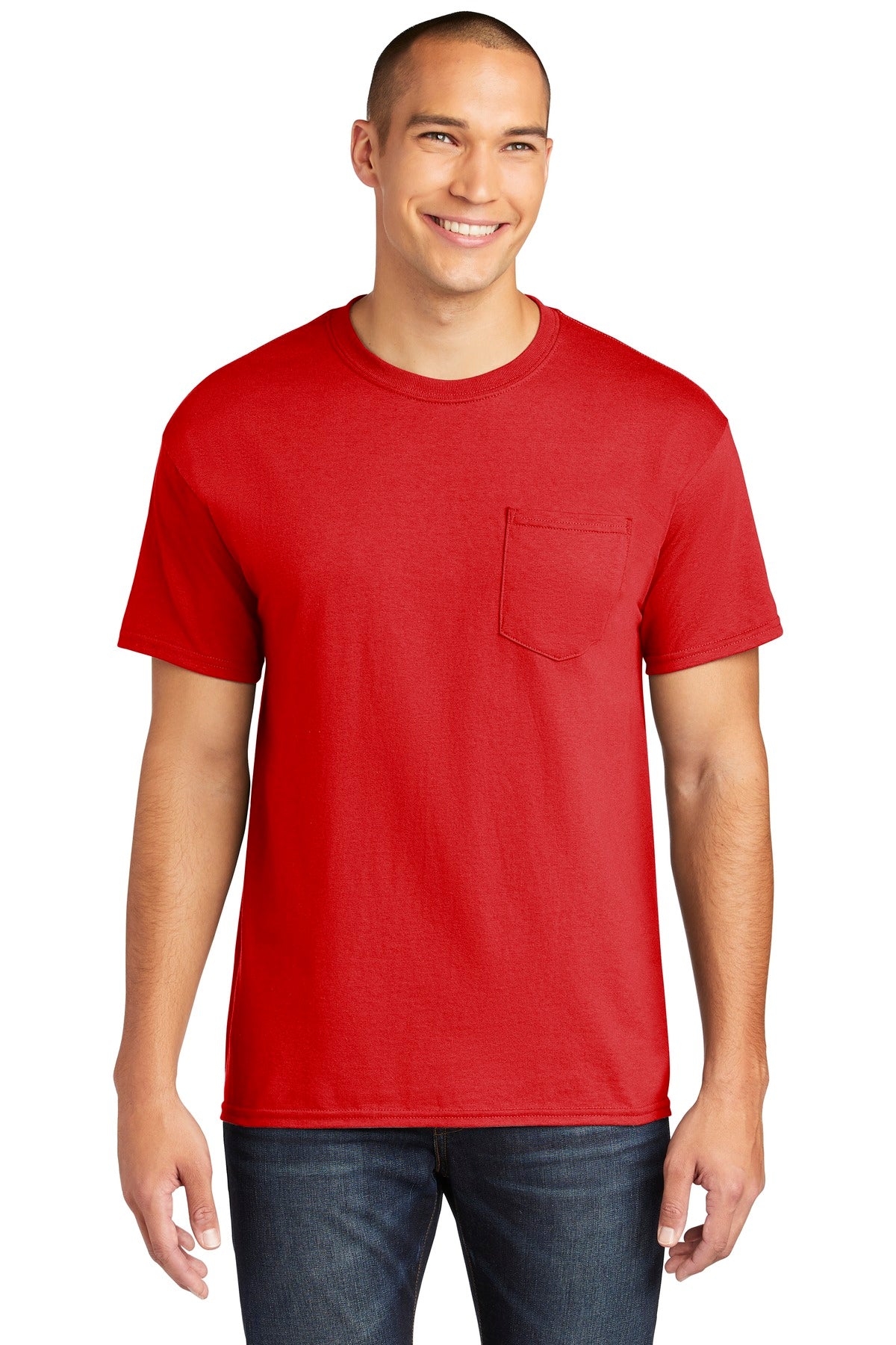 Gildan  Heavy Cotton  100% Cotton Pocket T-Shirt