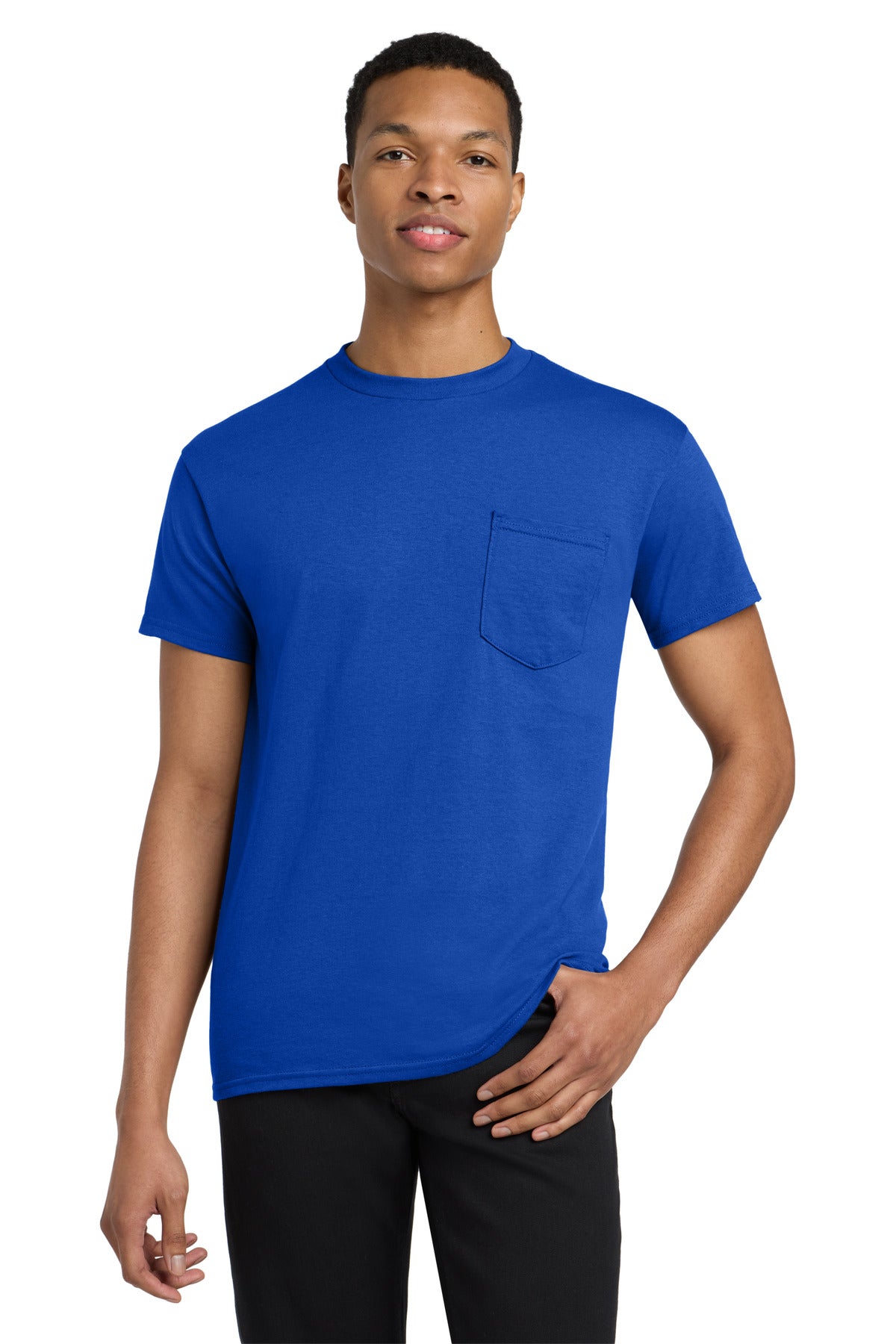 Gildan  Heavy Cotton  100% Cotton Pocket T-Shirt