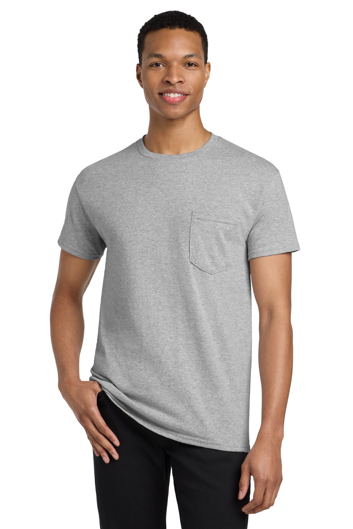 Gildan  Heavy Cotton  100% Cotton Pocket T-Shirt