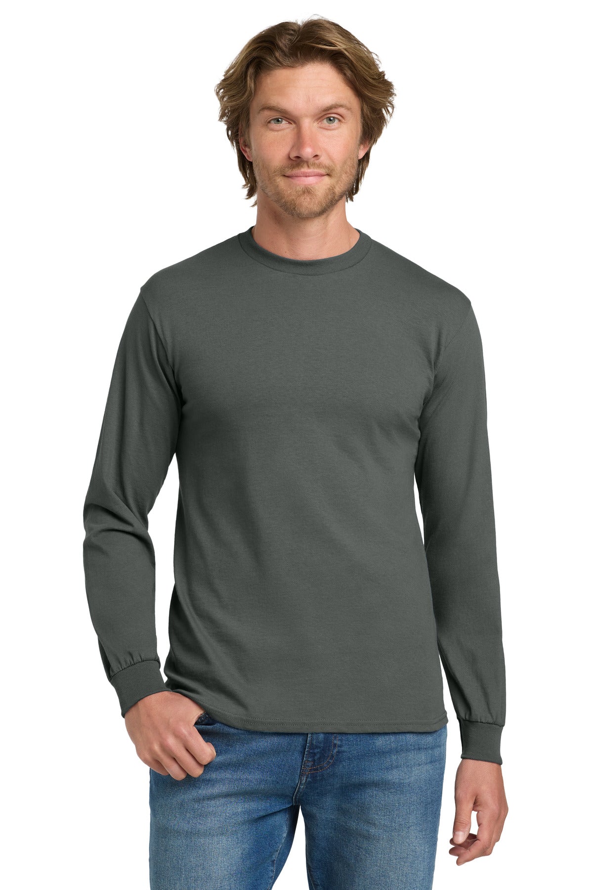 Gildan - Heavy Cotton 100% Cotton Long Sleeve T-Shirt