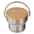 21 Oz. Tipton Recycled Stainless Steel Bottle With Bamboo Lid