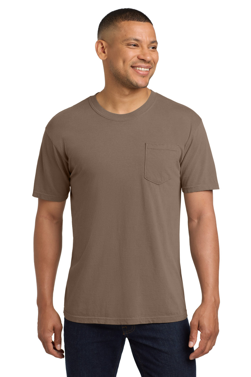 COMFORT COLORS  Heavyweight Ring Spun Pocket Tee