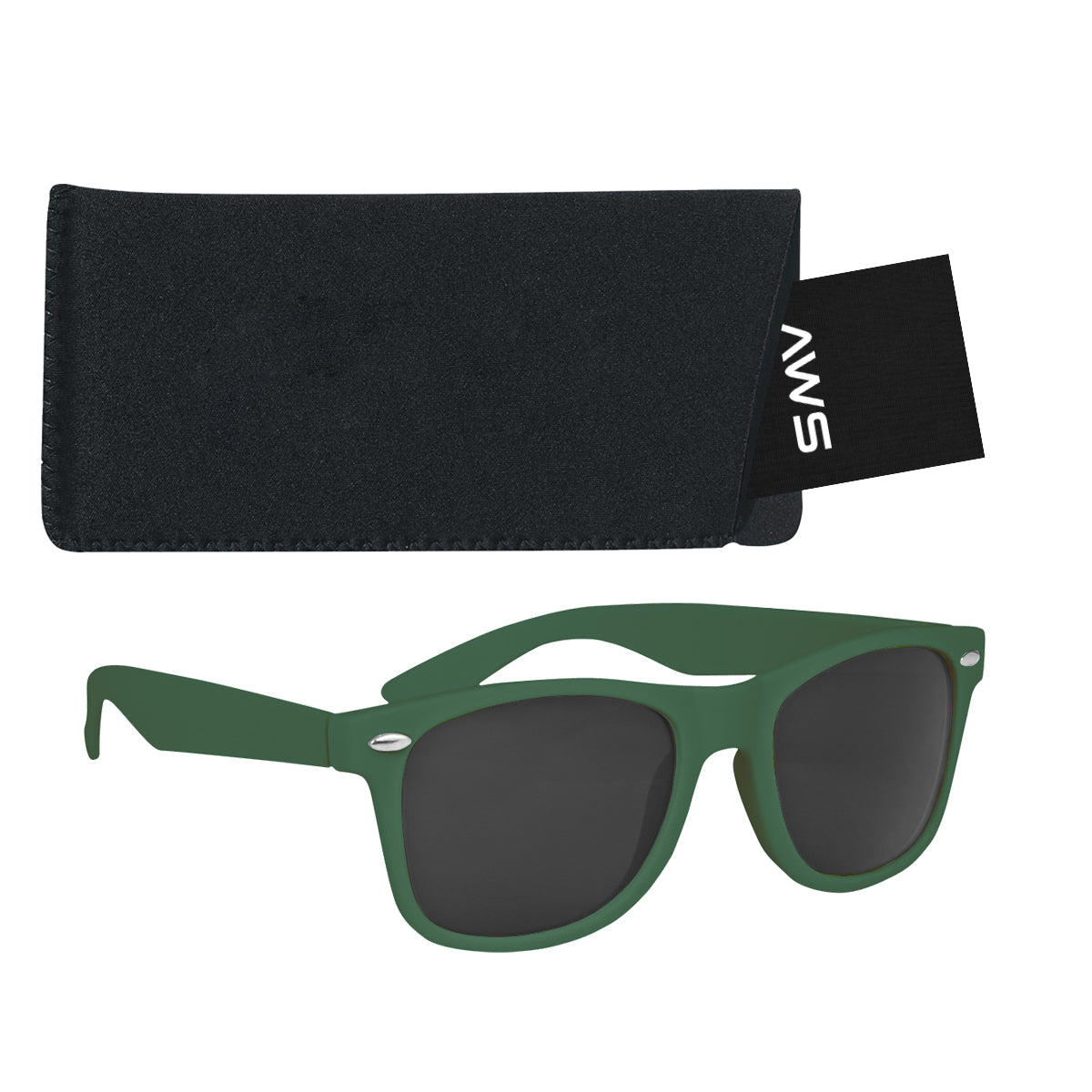 AWS Velvet Touch Malibu Sunglasses With Pouch