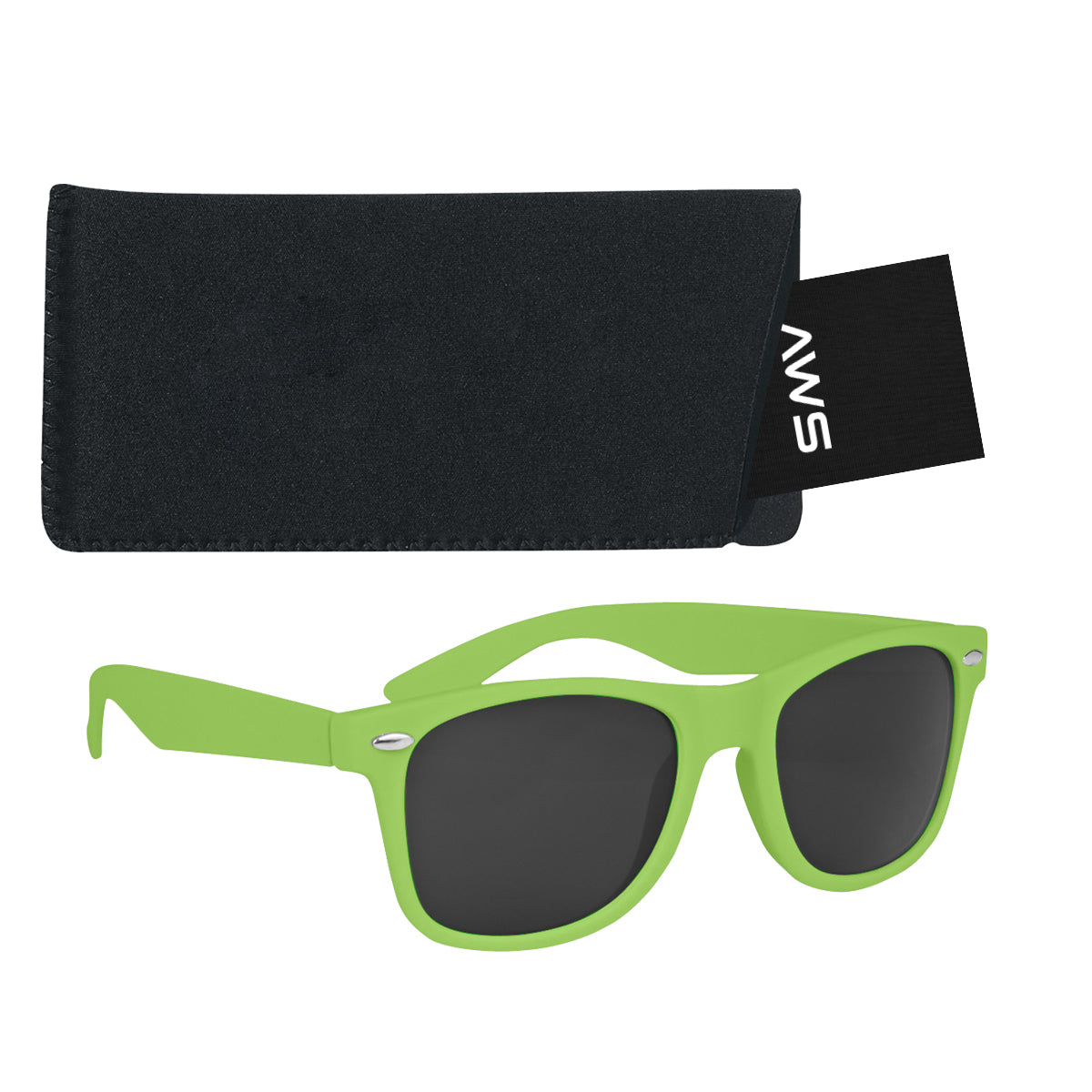 AWS Velvet Touch Malibu Sunglasses With Pouch