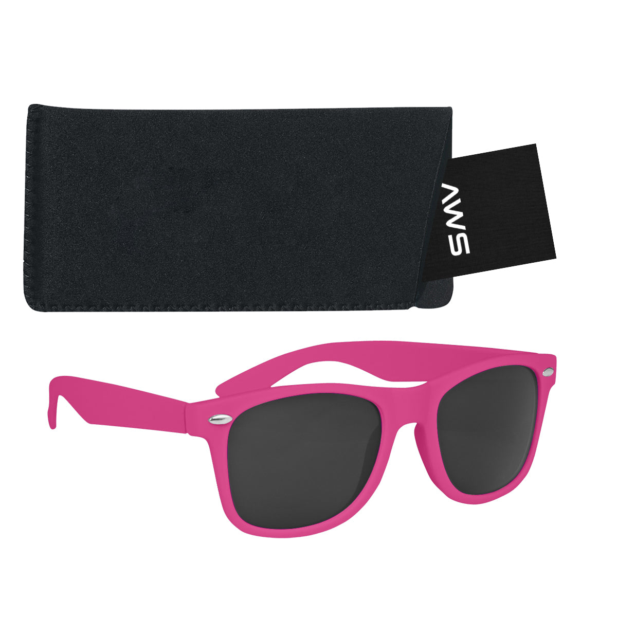 AWS Velvet Touch Malibu Sunglasses With Pouch
