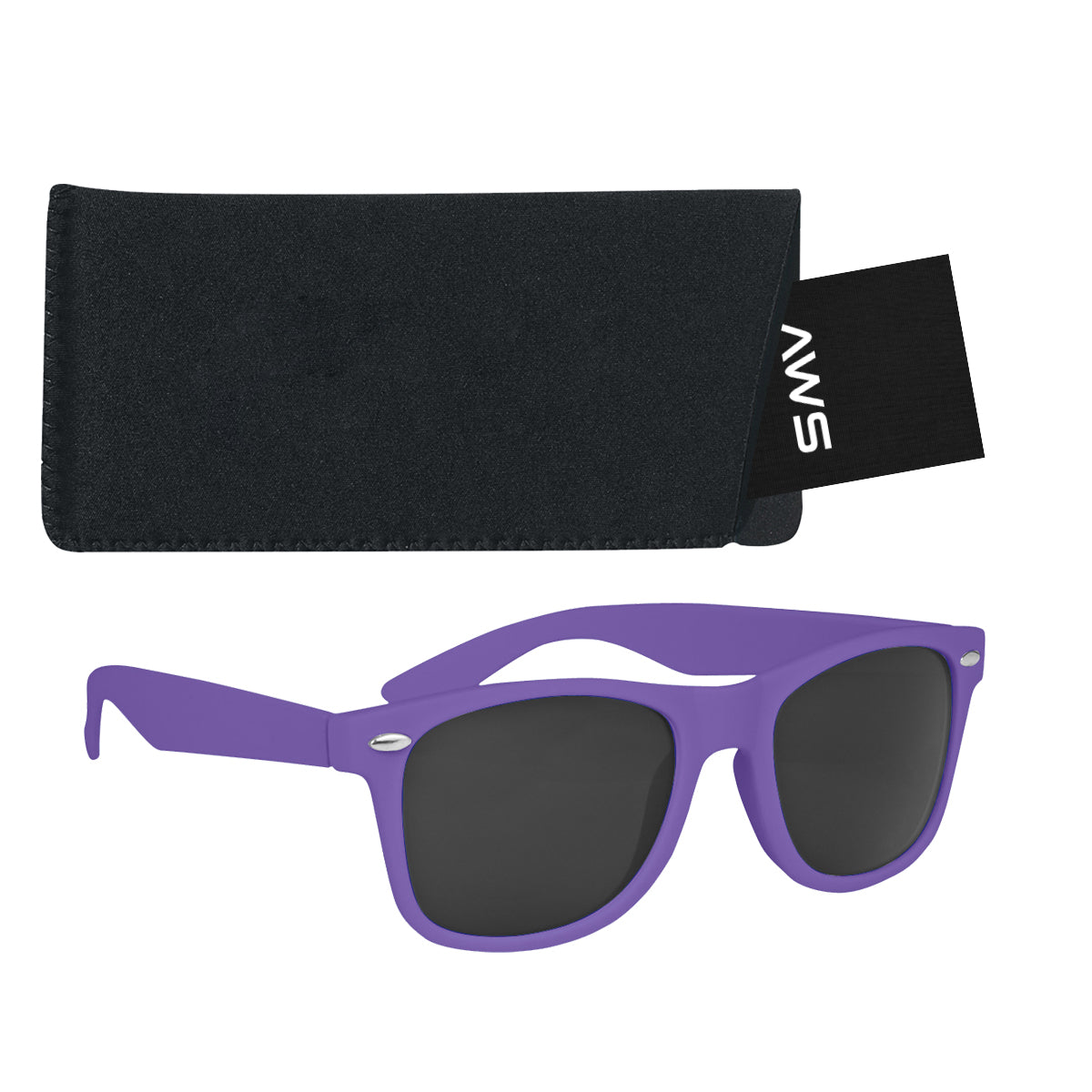 AWS Velvet Touch Malibu Sunglasses With Pouch