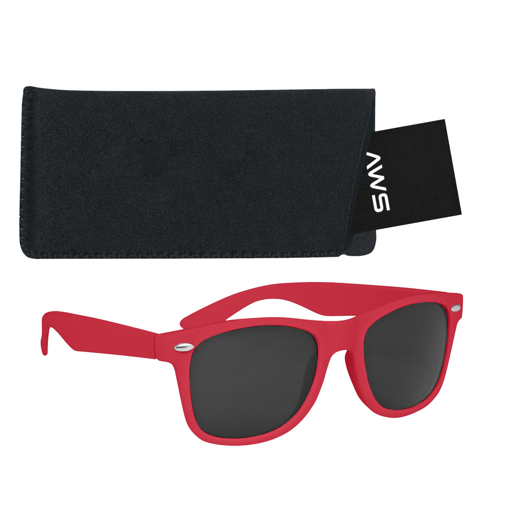 AWS Velvet Touch Malibu Sunglasses With Pouch