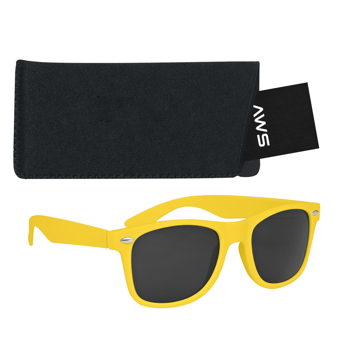 AWS Velvet Touch Malibu Sunglasses With Pouch