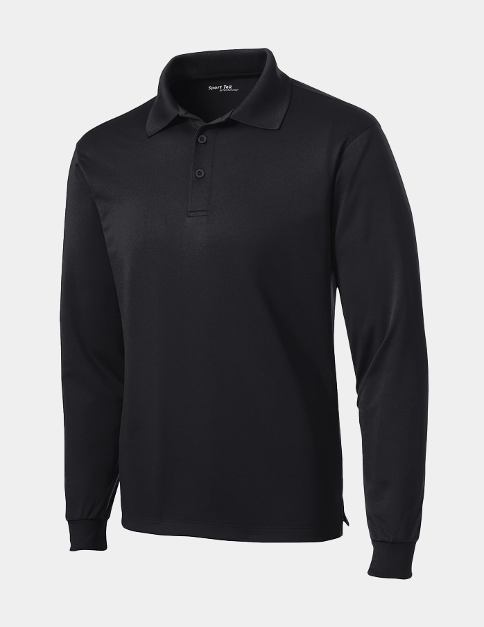Sport Tek Long Sleeve Micropique Polo