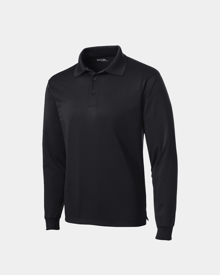 Sport Tek Long Sleeve Micropique Polo