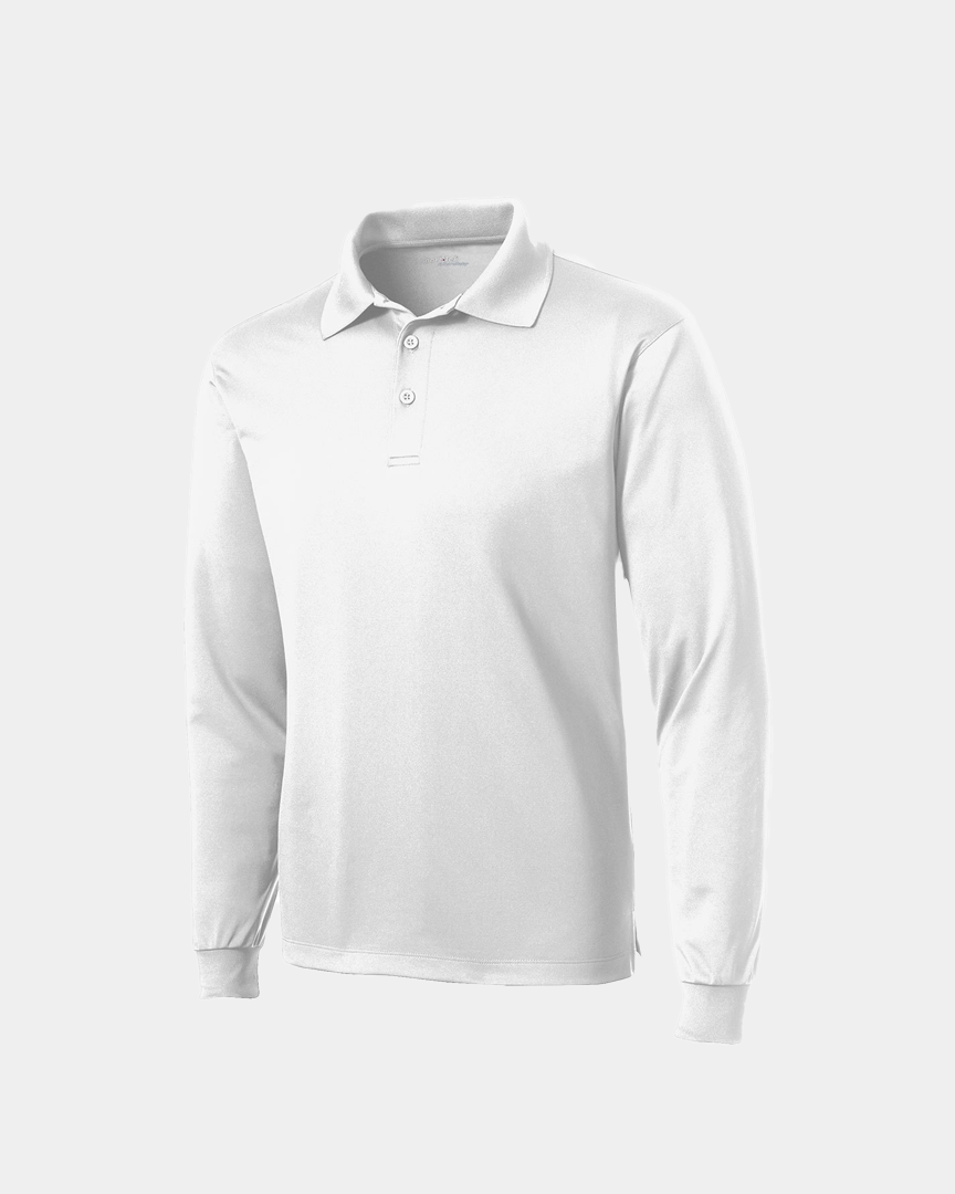 Sport Tek Long Sleeve Micropique Polo