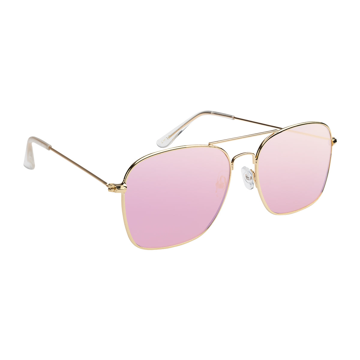 Aviator Sunglasses With Mirrored Lenses