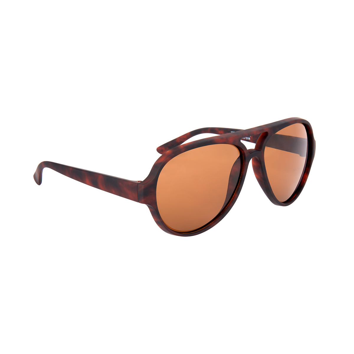 Rubberized Recycled Frame Aviator Sunglasses