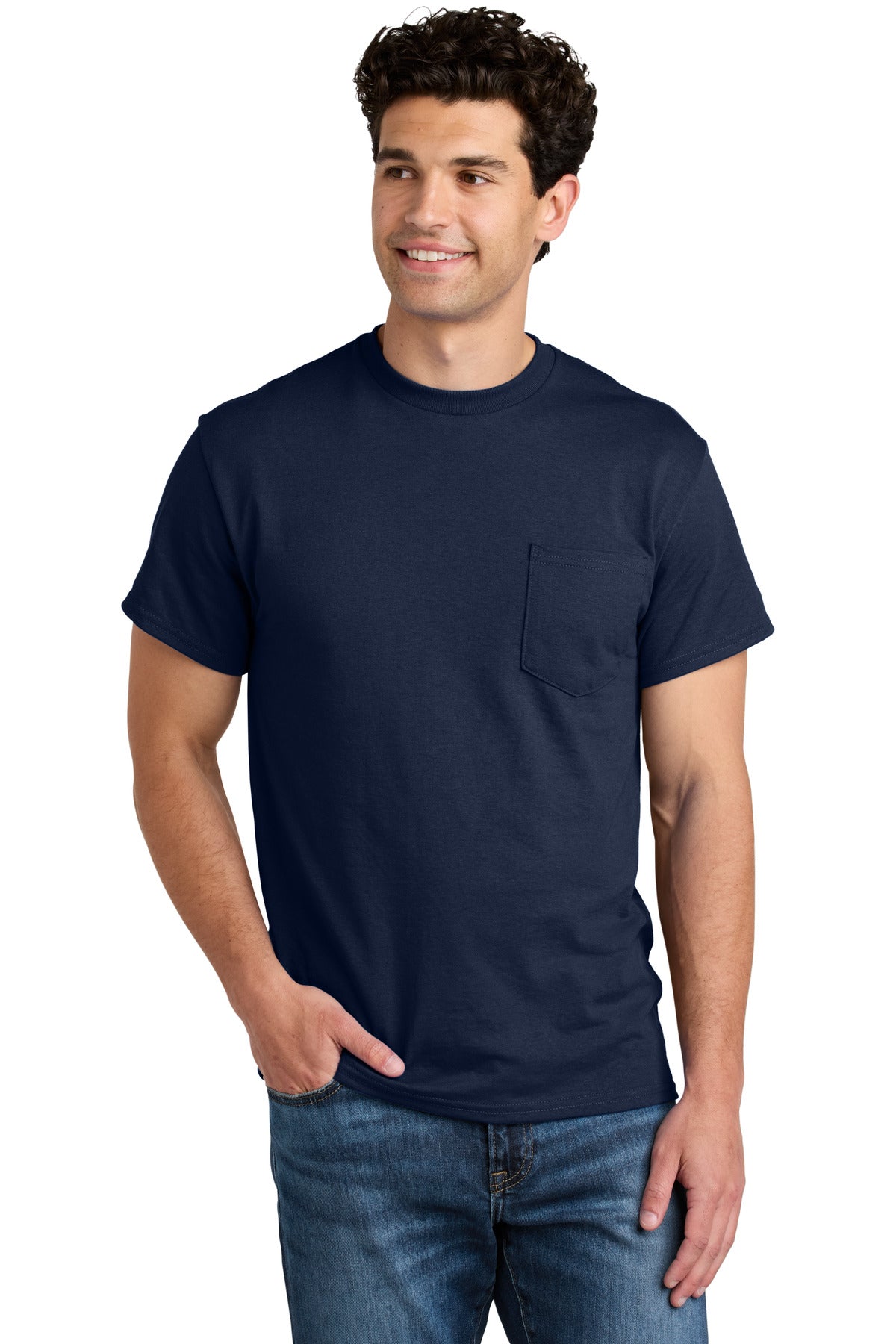 Gildan - DryBlend 50 Cotton/50 Poly Pocket T-Shirt
