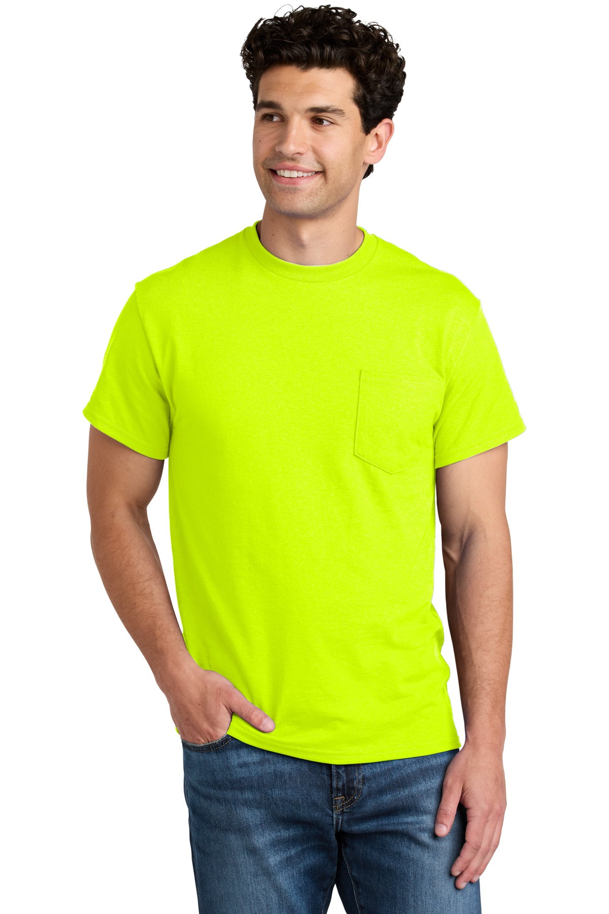 Gildan - DryBlend 50 Cotton/50 Poly Pocket T-Shirt