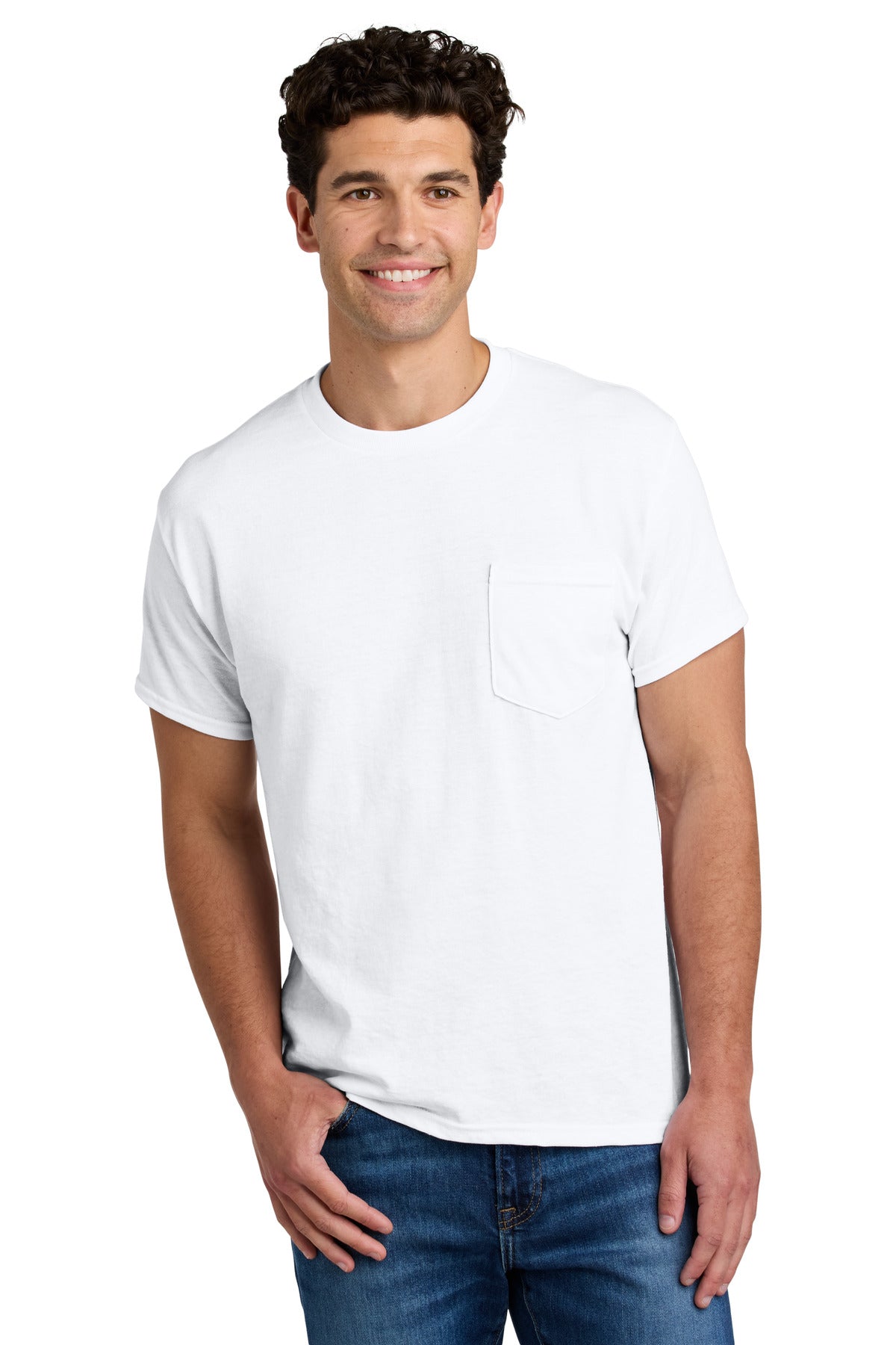 Gildan - DryBlend 50 Cotton/50 Poly Pocket T-Shirt