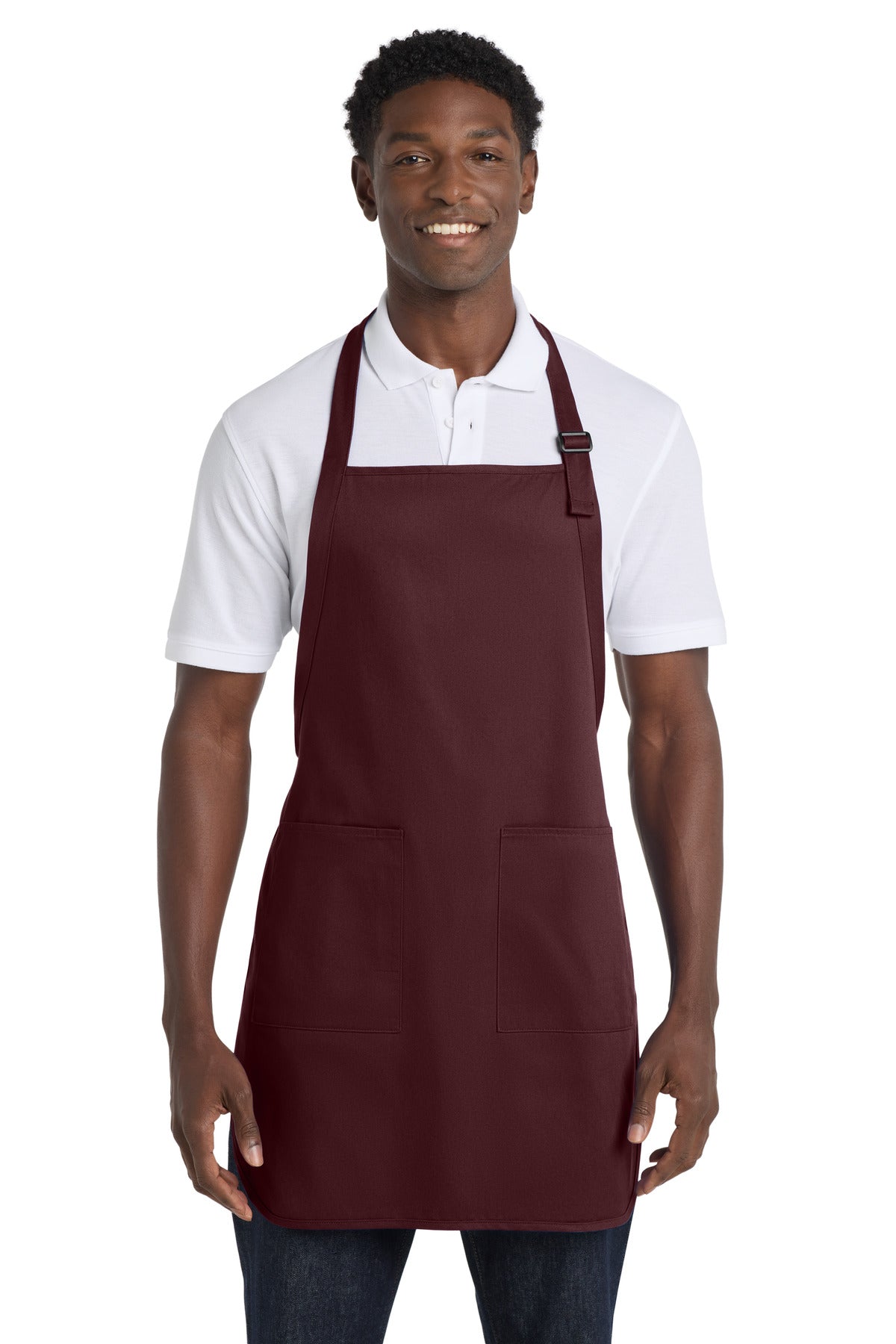 Port Authority Full-Length Apron with Pockets