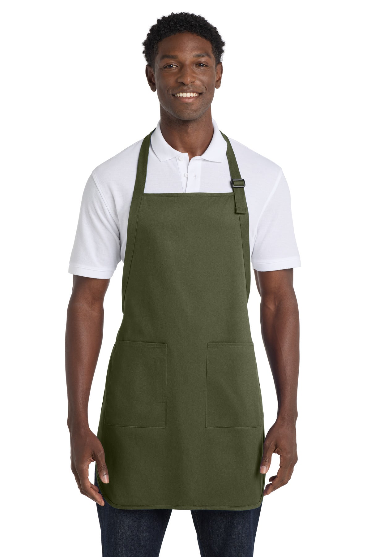 Port Authority Full-Length Apron with Pockets