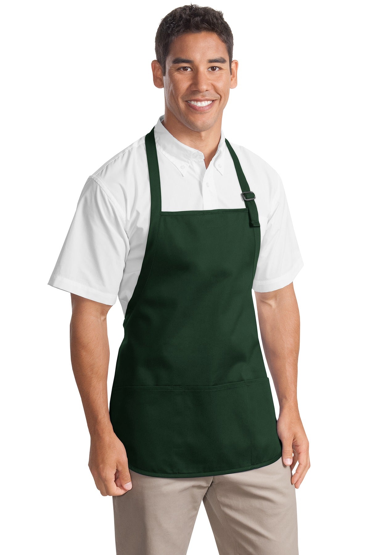 Port Authority Medium-Length Apron with Pouch Pockets