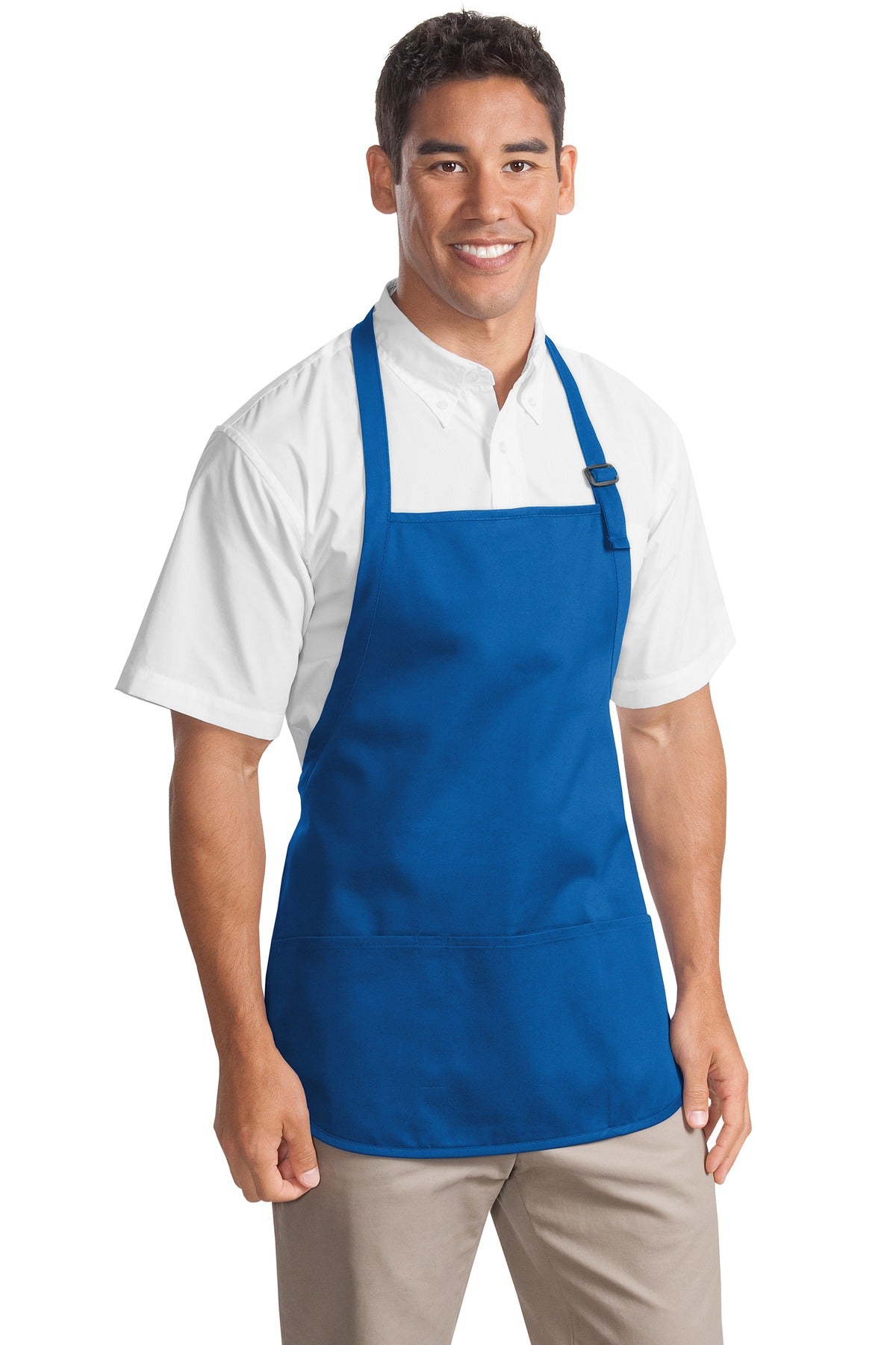 Port Authority Medium-Length Apron with Pouch Pockets