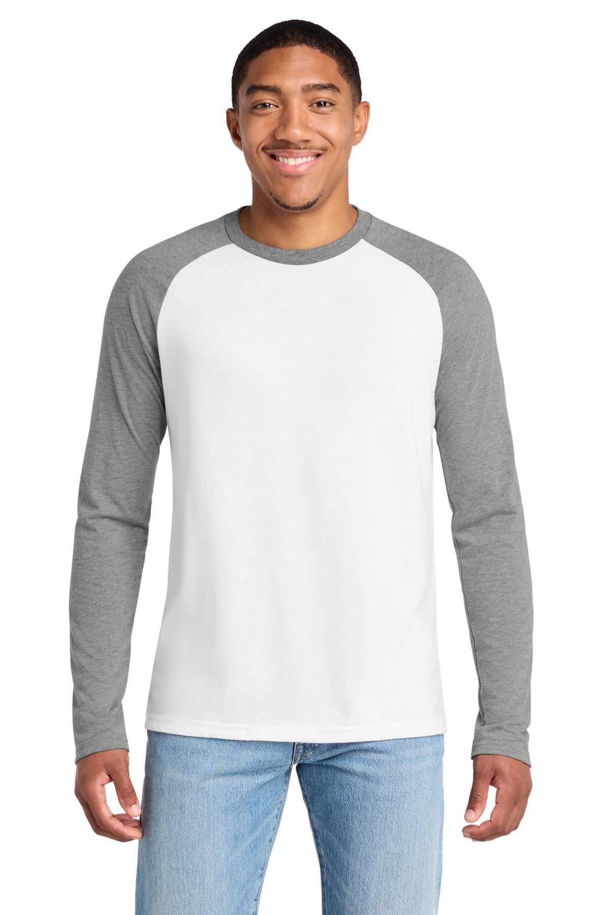 Allmade Unisex Tri-Blend Long Sleeve Colorblock Raglan
