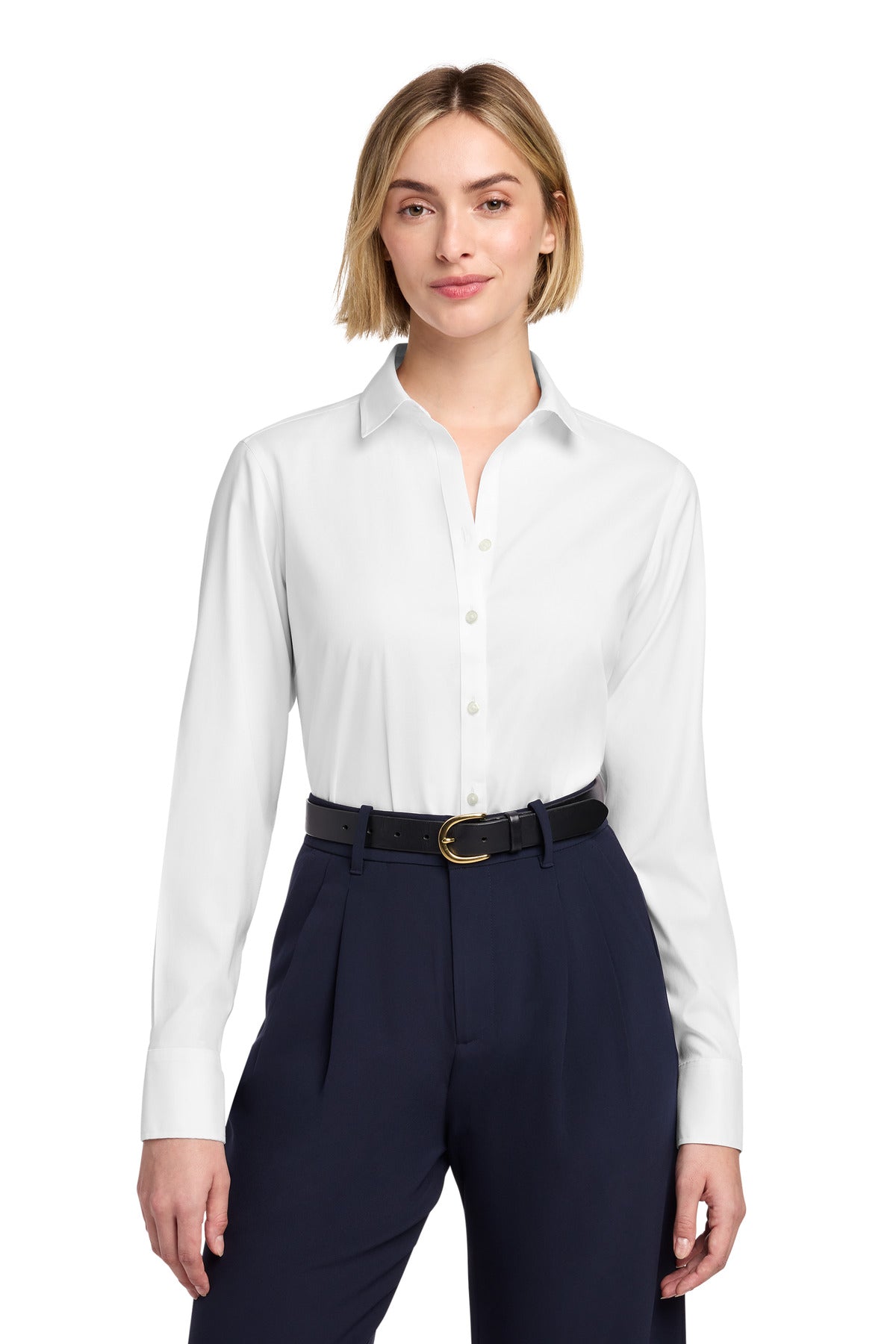 Brooks Brothers Women's Wrinkle-Free Stretch Pinpoint Shirt