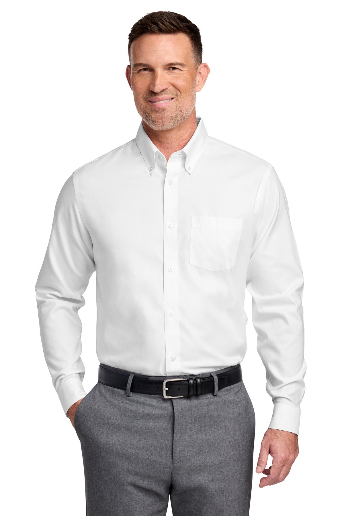 Brooks Brothers Wrinkle-Free Stretch Nailhead Shirt