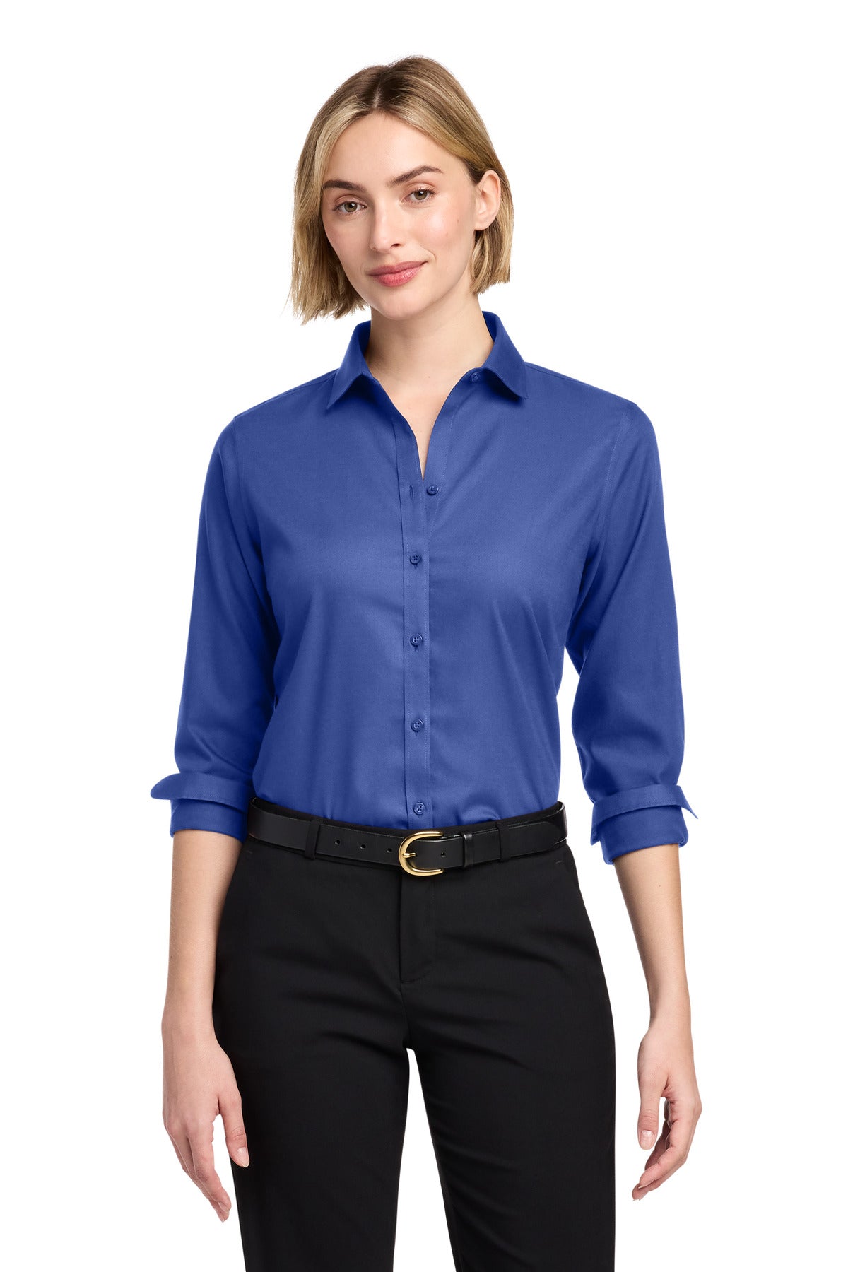 Brooks Brothers Women's Wrinkle-Free Stretch Nailhead Shirt