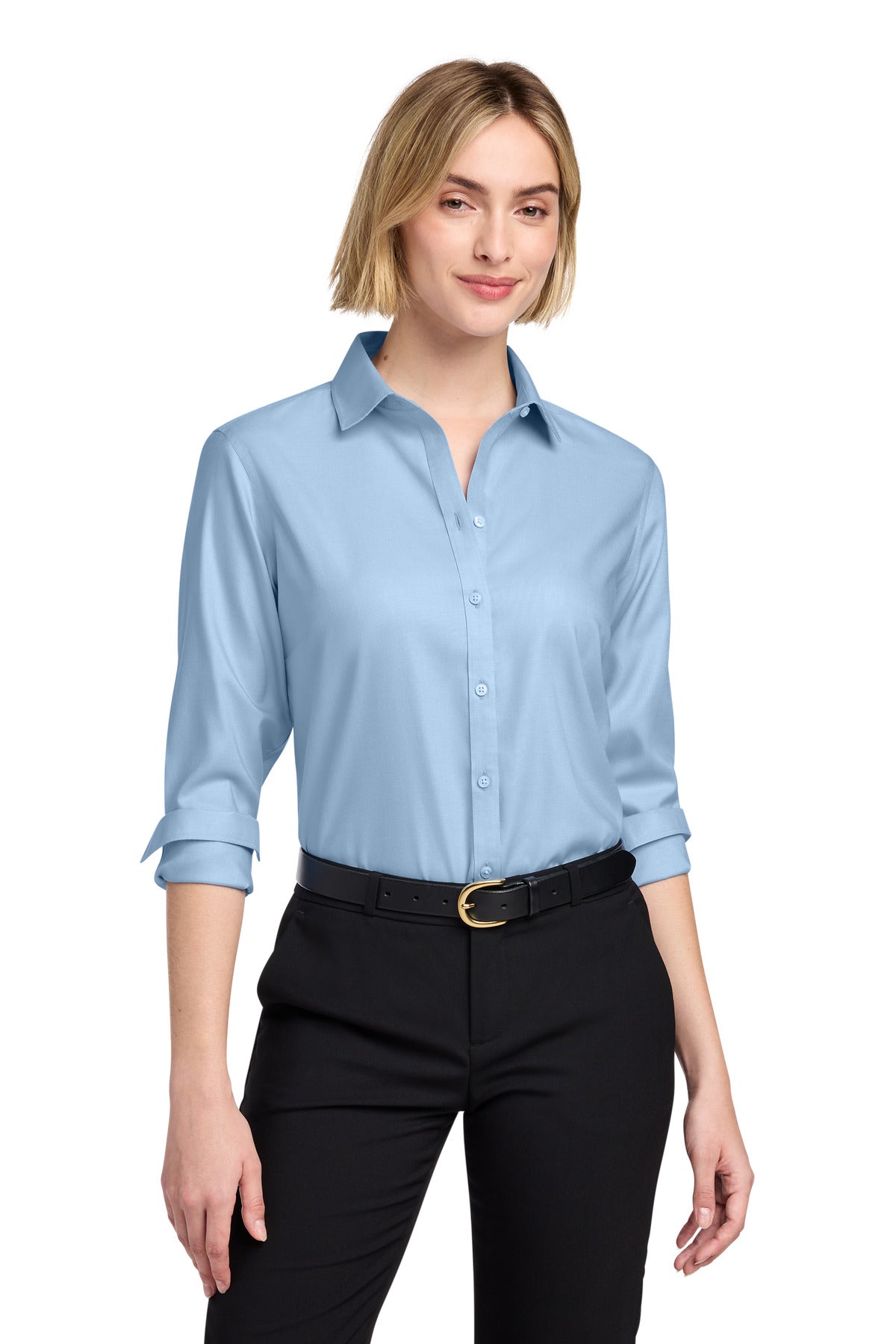 Brooks Brothers Women's Wrinkle-Free Stretch Nailhead Shirt