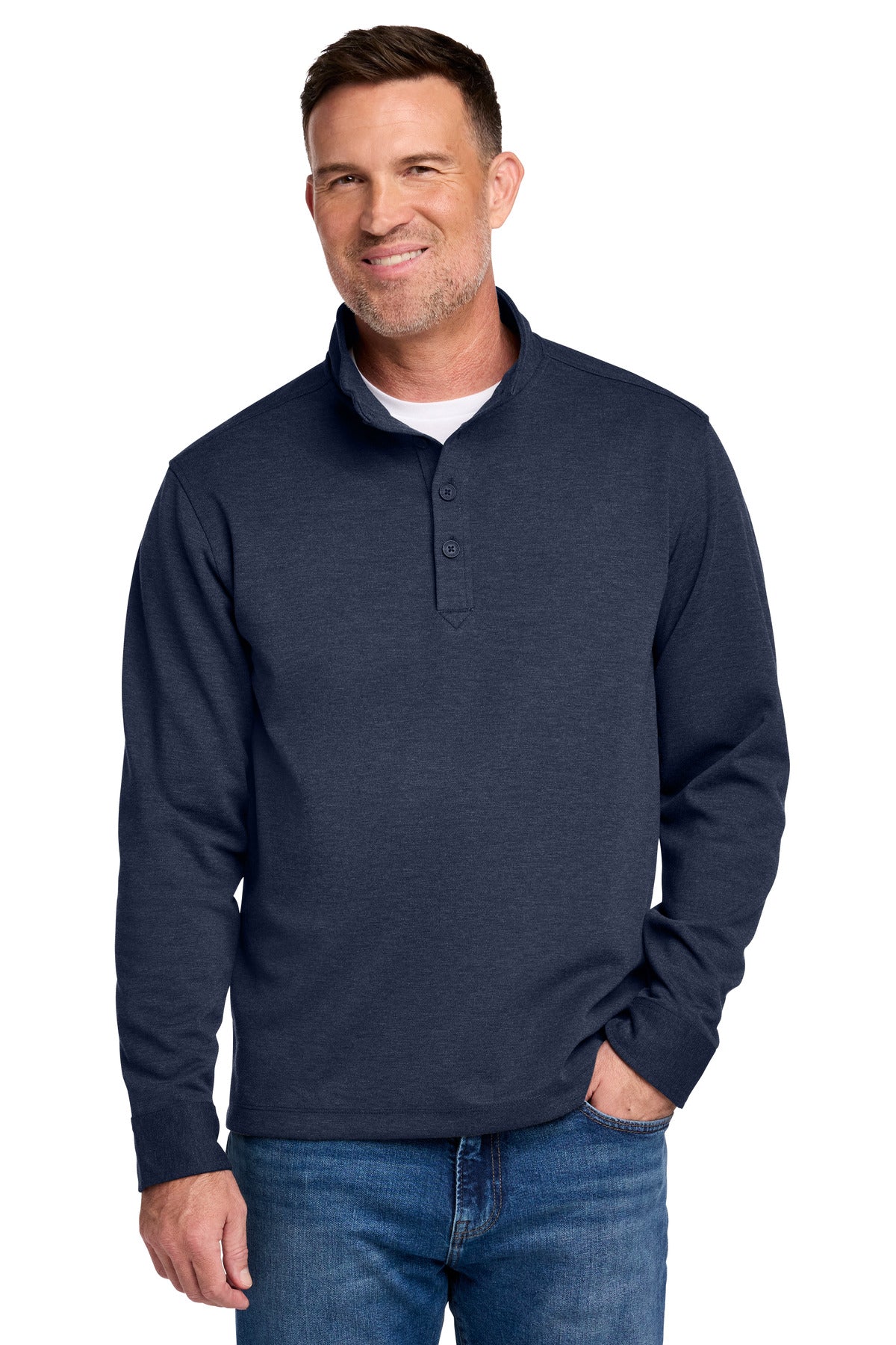 Brooks Brothers Mid-Layer Stretch 1/2-Button