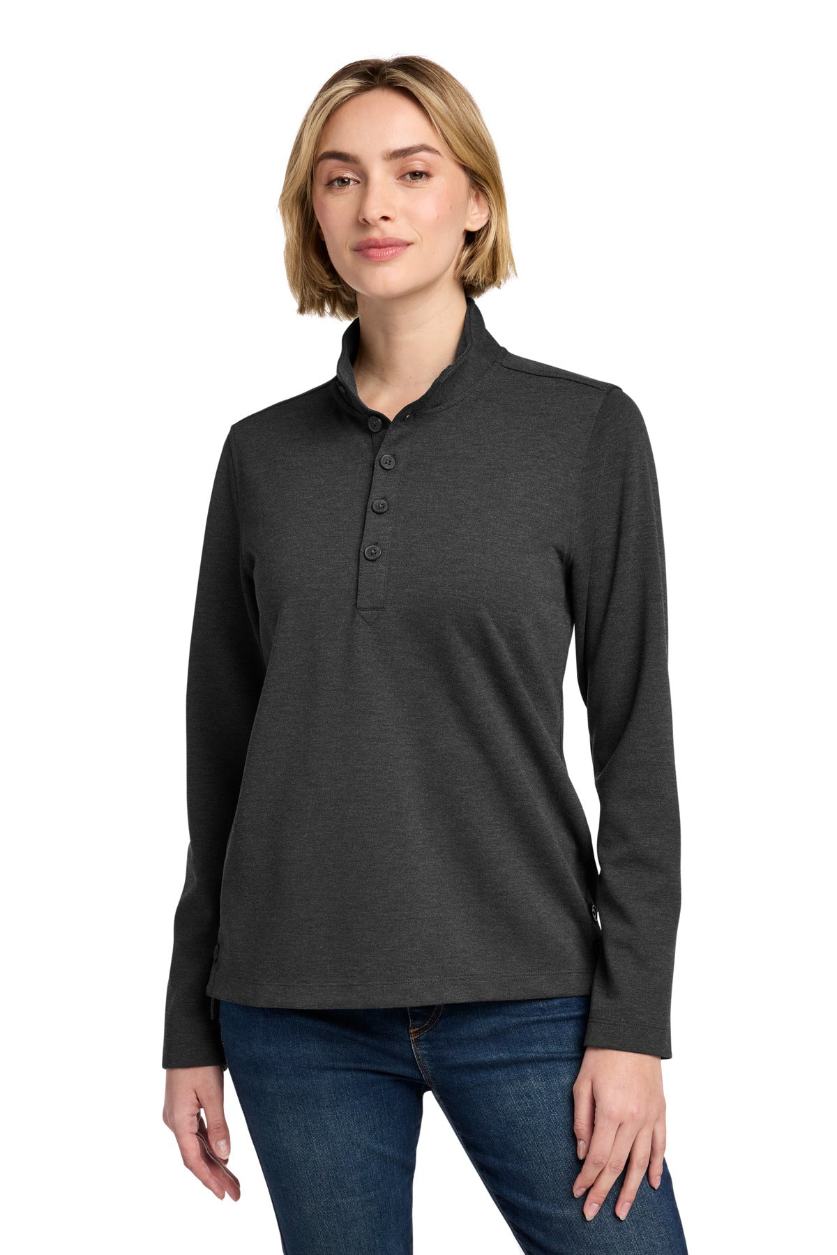 Brooks Brothers Women's Mid-Layer Stretch 1/2-Button