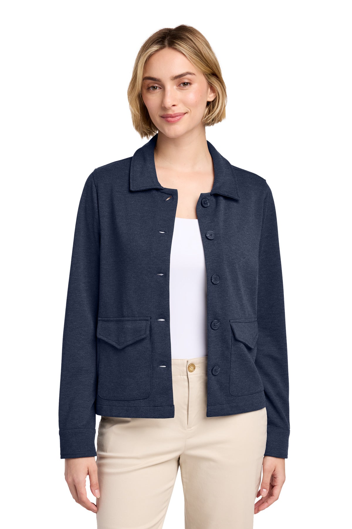 Brooks Brothers Women's Mid-Layer Stretch Button Jacket