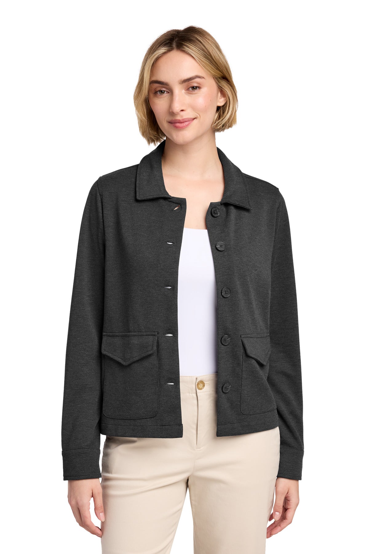 Brooks Brothers Women's Mid-Layer Stretch Button Jacket