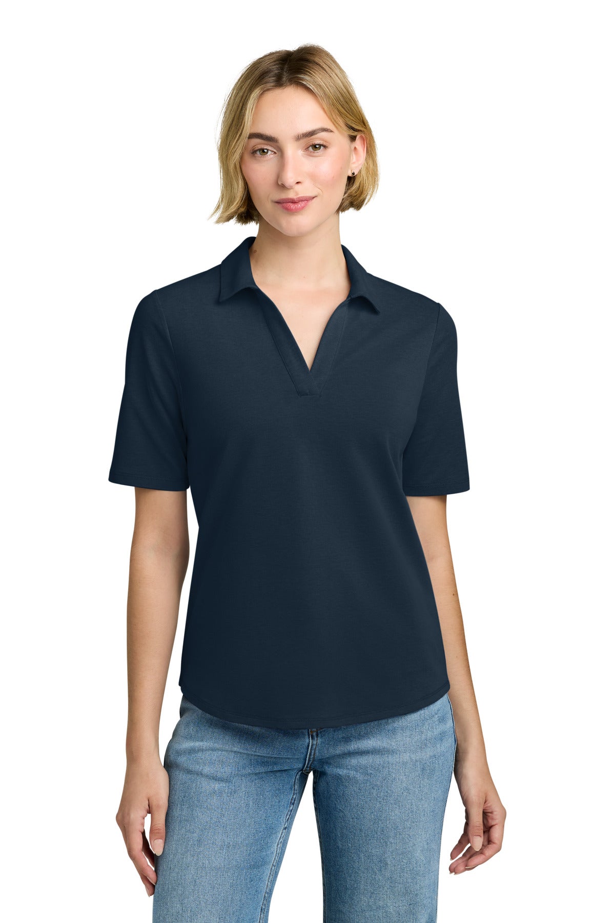 Brooks Brothers Women's Pinpoint Pique Polo