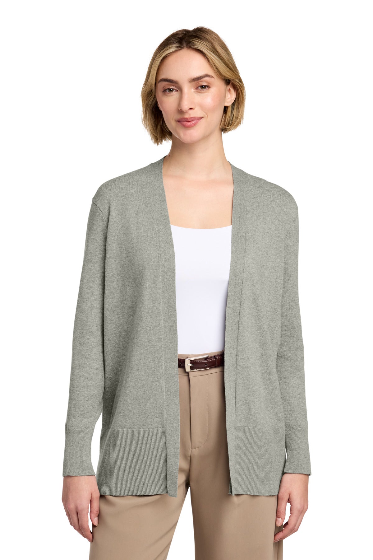 Brooks Brothers Women's Cotton Stretch Long Cardigan Sweater