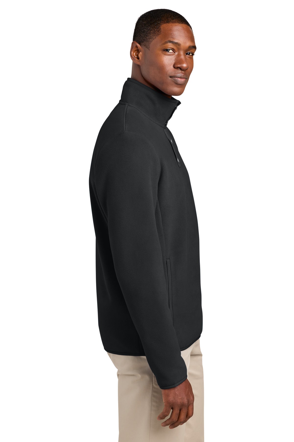 Brooks Brothers Fleece 1/4-Snap Neck